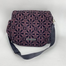 Petunia Pickle Bottom Boxy Backpack Purple Black Damask Tapestry Diaper Bag