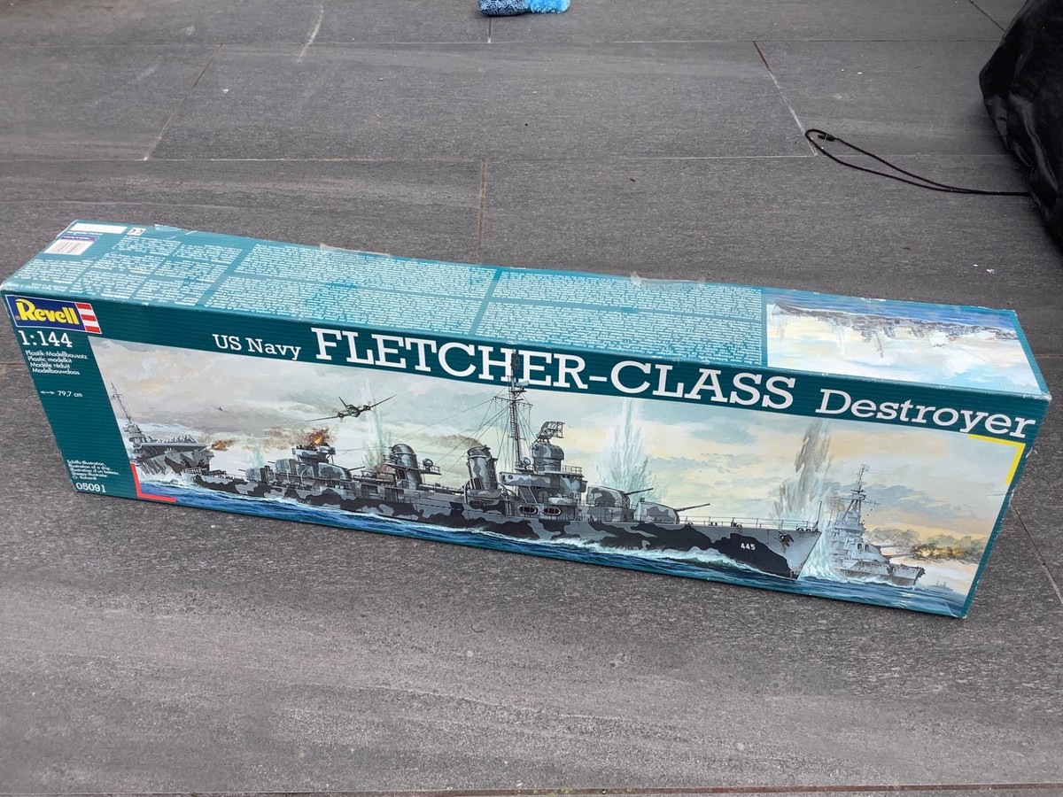 船・ボート Revell Fletcher Class Destroyer 1:144 Revell-Germany 1/144 USN Fletcher Class Destroyer