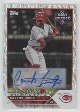 2023 Topps Pro Debut Sparkle Foil Auto 93/199 Carlos Jorge #PD-74 Auto 0q21