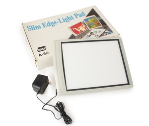 Ultra-Thin Light Box 8" x 10" for Slide Viewing, Film Scanning LOGAN A5A Tested!