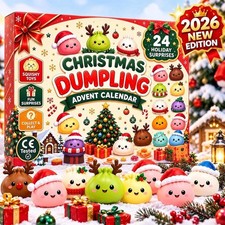 Christmas Dumpling Squishies Countdown Calendar