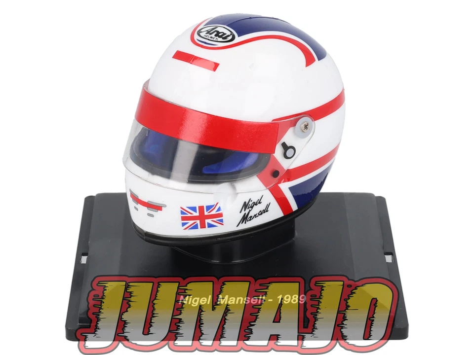CFO7 Casque Formule 1 CENTAURIA 1/5 FERRARI : Nigel Mansell 1989 - Photo 1/4