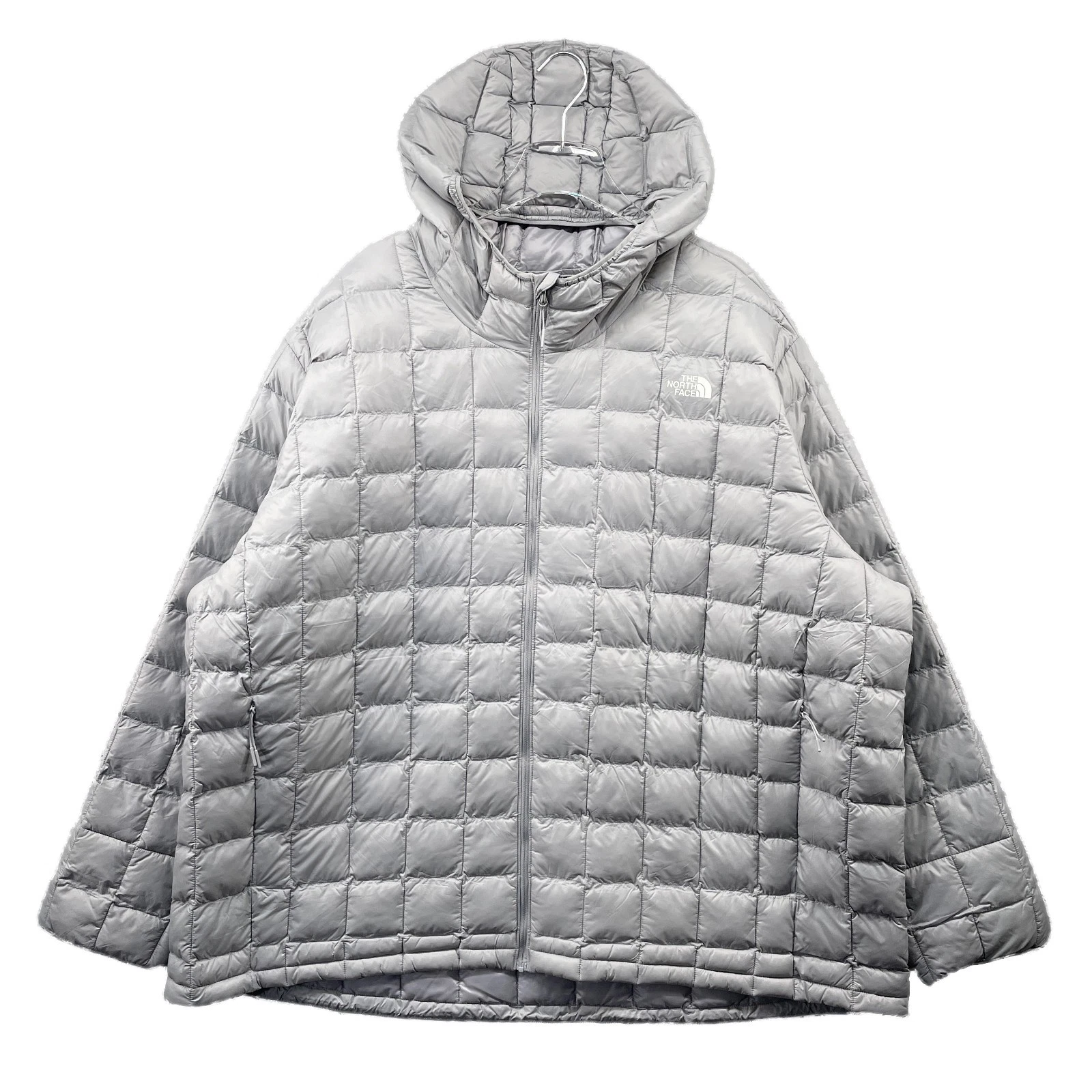 The North Face Mens Big 4X Thermoball Hoodie Jacket Meld Gray NF0A84JYA91 NWT