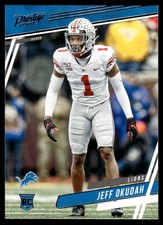 2020 Panini Prestige Xtra Points Jeff Okudah #256 Auto Detroit Lions