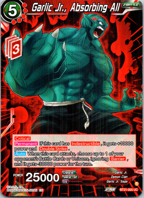 Garlic Jr., Absorbing All BT21-005 Dragon Ball Super Card Game NM
