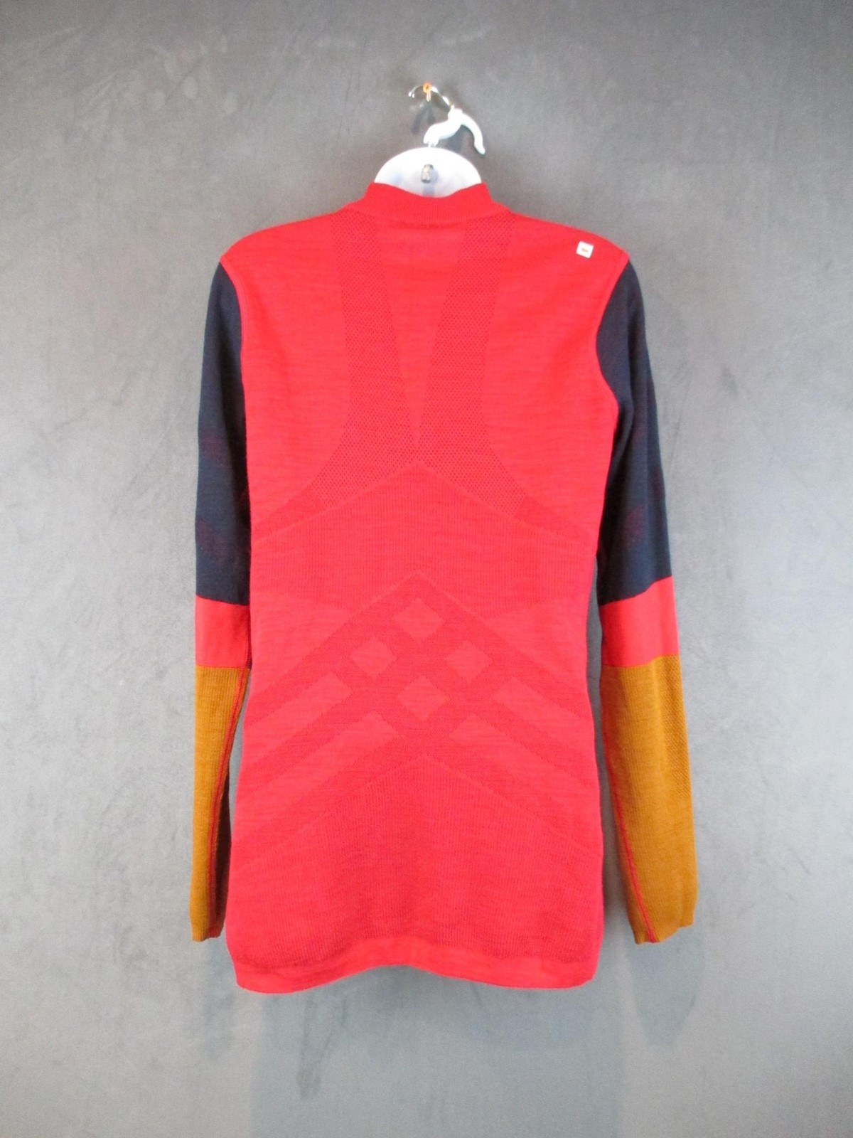 Smartwool Pullover Womens Large Red Intraknit 200… - image 5