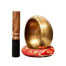 Tibetan Singing Bowl Set   Handmade Nepal Meditation Sound Bowl with Mallet
