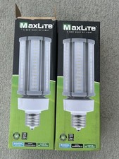 Lot Of 2 Pieces Maxlite 45pt50ex39 45w Led Corn Bulb 175w Mh Retrofit Direct W