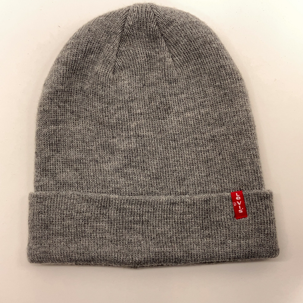 Levi's plain gray winter cuff hat - image 1