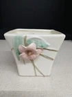 Vintage McCoy Pottery 1940s Blossom Time Dogwood Floral Planter Pink Flower Home