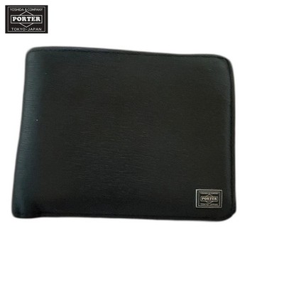 PORTER Yoshida & Co. Bi-fold Wallet Current Black
