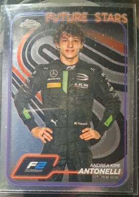2024 Topps Chrome Formula 2 Future Stars Andrea Kimi Antonelli #22 Prema Racing