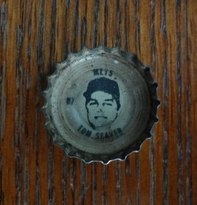 1968 SPRITE Coke TOM SEAVER New York Mets Bottle Cap #N7 Scarce