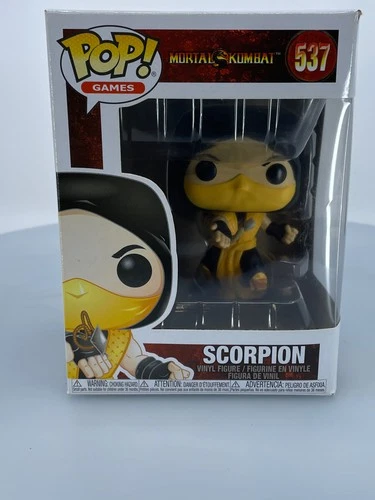 Funko POP! Games Mortal Kombat Scorpion #537 Vinyl Figure DAMAGED BOX SEE PICS