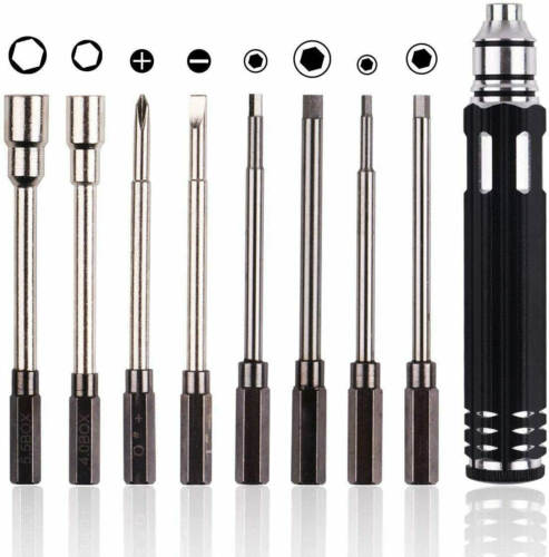 8 in 1 Repair Tool Kit Set Hex Screwdrivers For RC Drone Helicopter Toy Boat Car - Picture 1 of 11