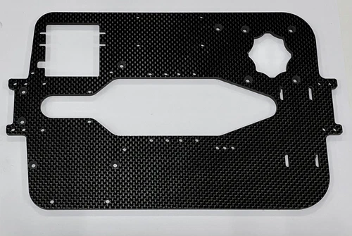 XTREME RACING TRAXXAS T-MAXX CARBON FIBER CHASSIS RTR 2.5 3.3 NITRO MONSTER TRUC