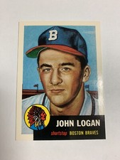 1991 Topps 1953 Archive John Logan Boston Braves REPRINT
