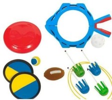 Eastpoint 5-in-1 Party Pack Majik Catch, Majik Toss, Lawn Darts, Flying Disc