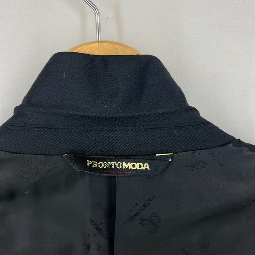 Pronto Moda Mens 48L Super 140s Merino Wool Performa Stretch Suit Jacket Tux - Picture 13 of 20