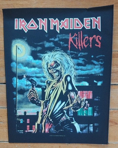 Large IRON MAIDEN Licensed KILLERS Eddie Woven Sew On Battle Jacket BACK Patch - Picture 3 of 9