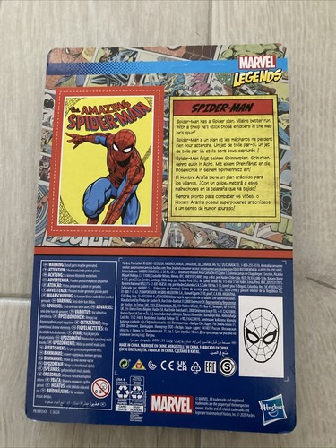 Marvel Legends Spider-man Electro 3.75 figuras de acción retro exclusivo paquete de 2 conjunto - Imagen 5 de 7