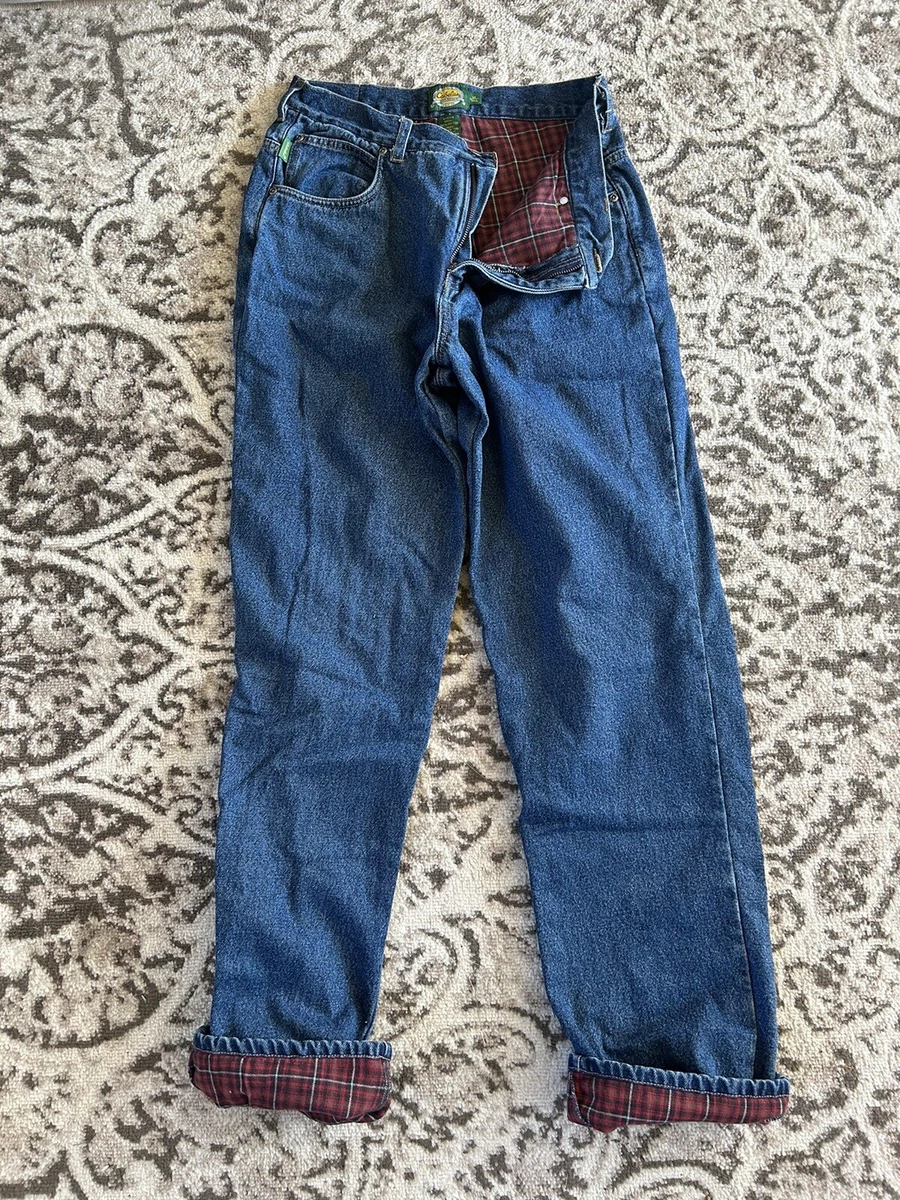 Cabela s Women s Flannel Lined Jeans Size 14 Tall