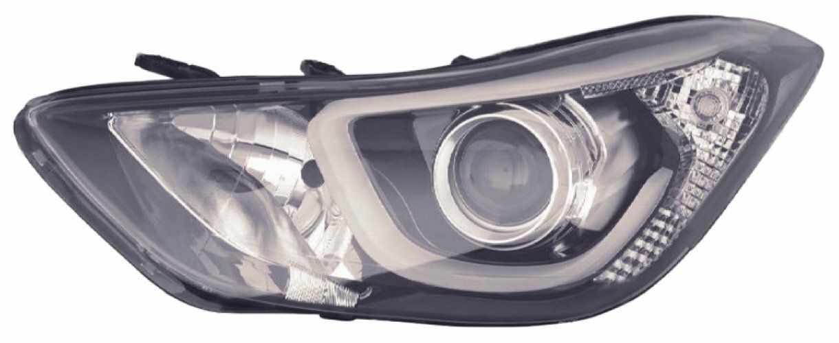Phare avant gauche Hyundai Elantra 2014-2016 pour remplacement suite à contrôle technique refusé