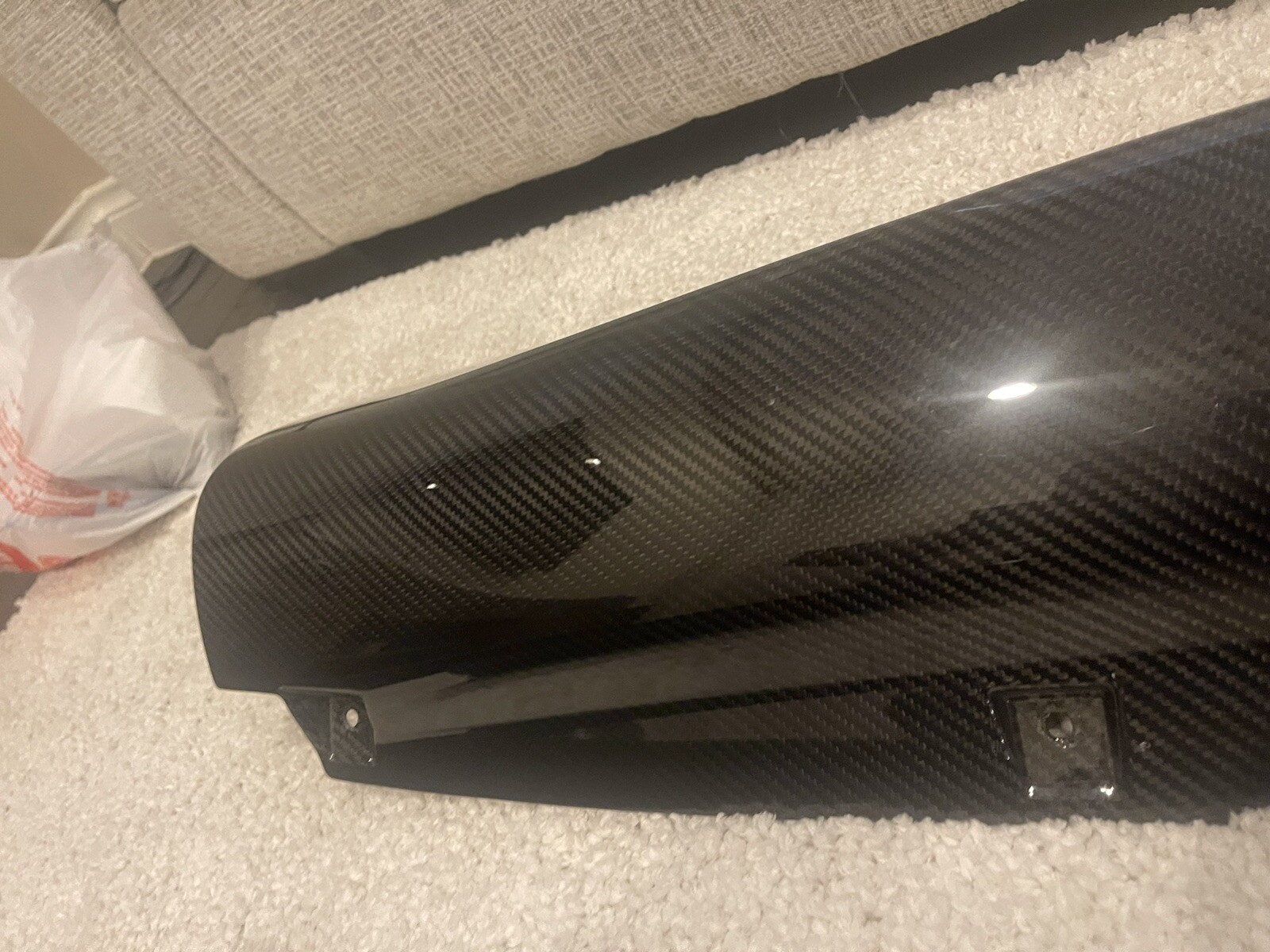 McLaren 600LT Right Rocker Panel Set Carbon Fiber OEM - Excellent Condition