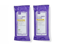 Ready Bath Luxe 8" x 8" Antibacterial Bathing Cloths - 2 Bags of 8 Washcloths
