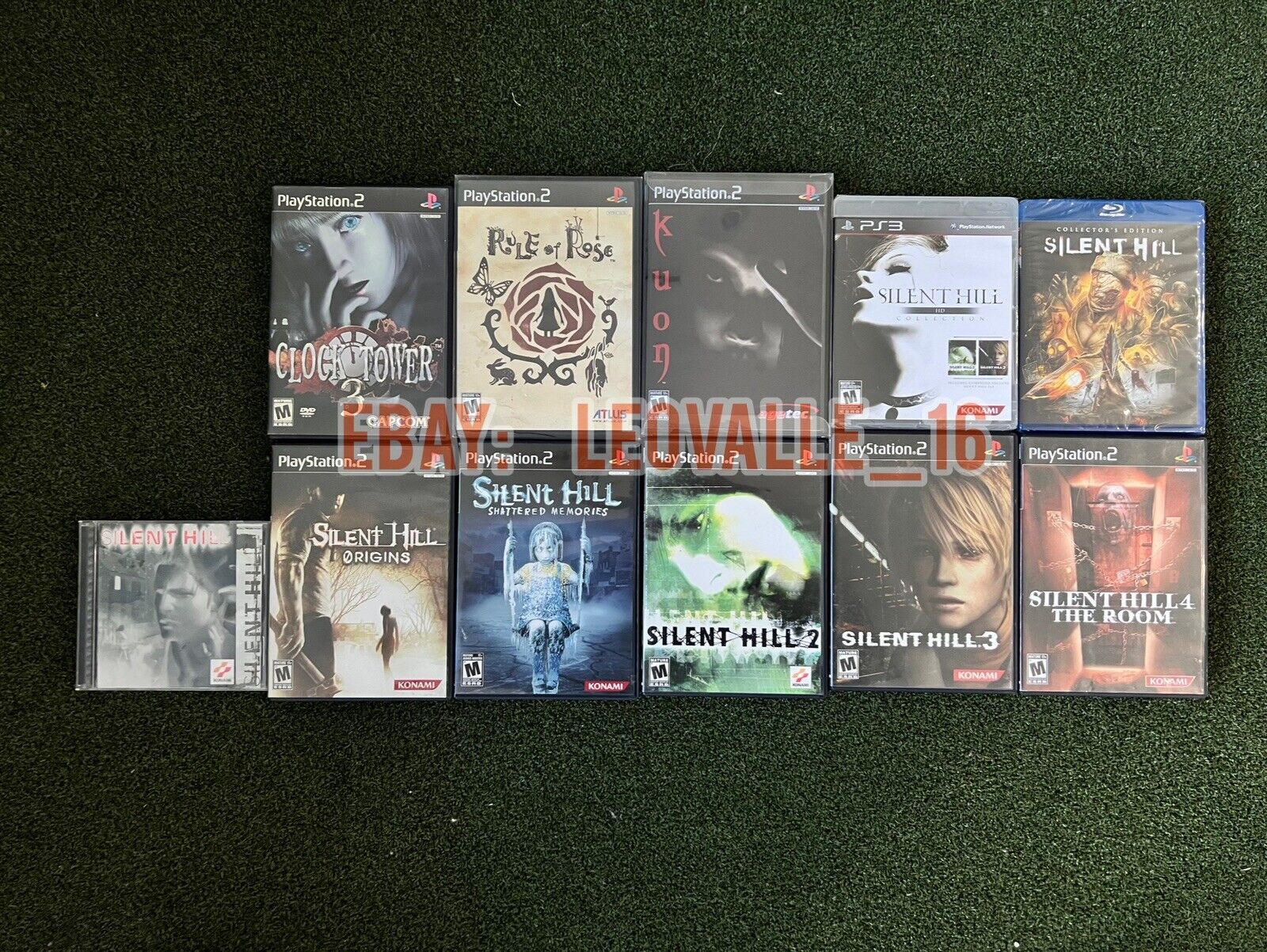 Playstation 2 Survival Horror Collection (Sony PS2) Rare Games Rule of Rose  Kuon