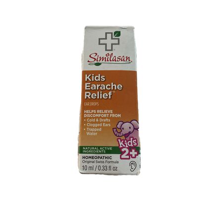 Similasan Earache Relief Ear Drops 10 ml Box Slightly Crushed