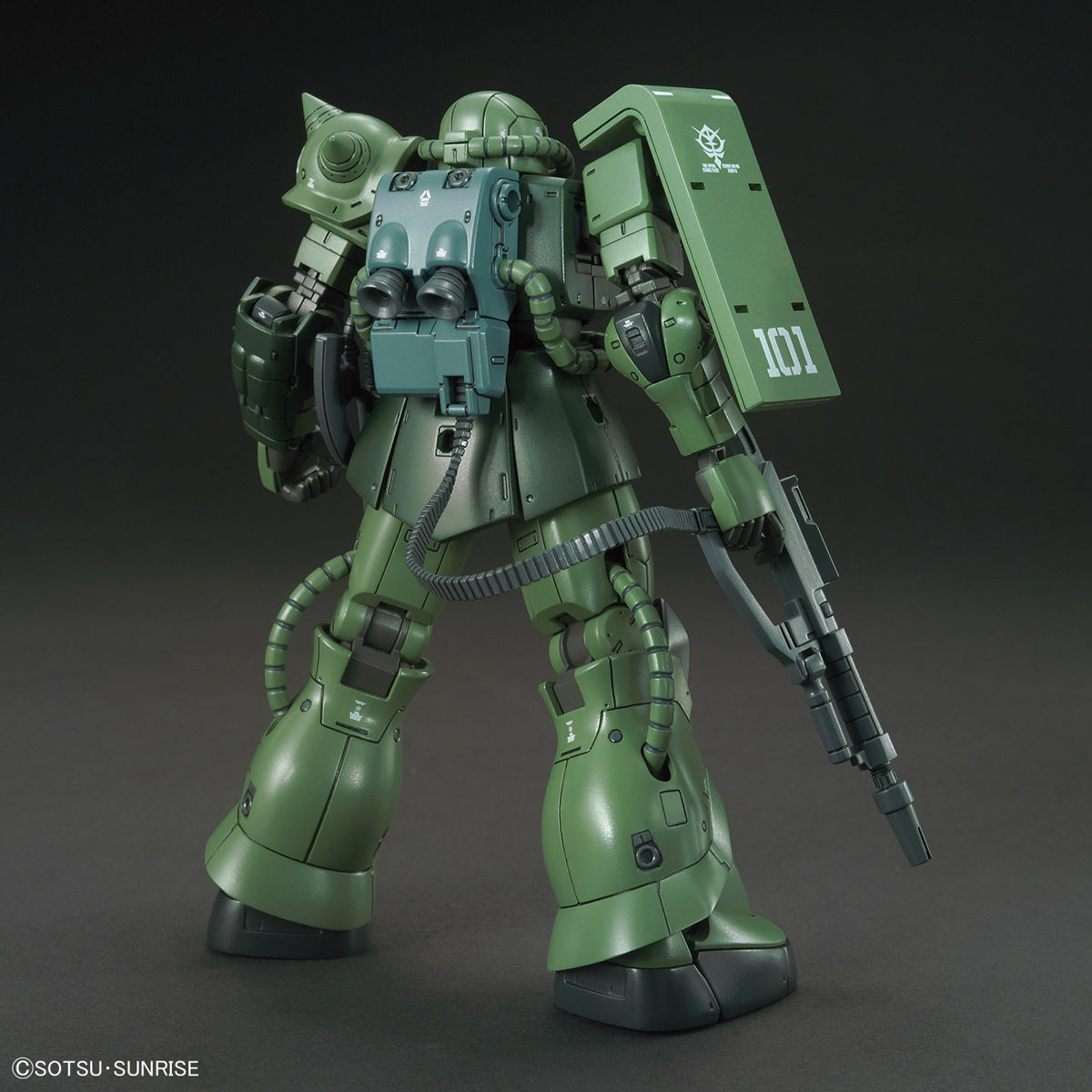 BANDAI HG 1/144 MS-06C-6/R6 ZAKU II TYPE C-6/R6 Model Kit Gundam