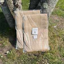 Jute Hessian Burlap Plant Protection Liner Weed Control Sheet (5 x 1m) Pack of 2
