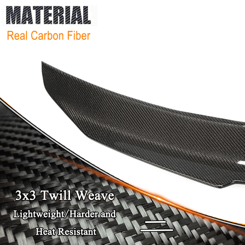 Carbon Heckspoiler Kofferraum Spoiler Flügel Lippe für Audi A5 S5 RS5 Coupe 17UP - Picture 10 of 13