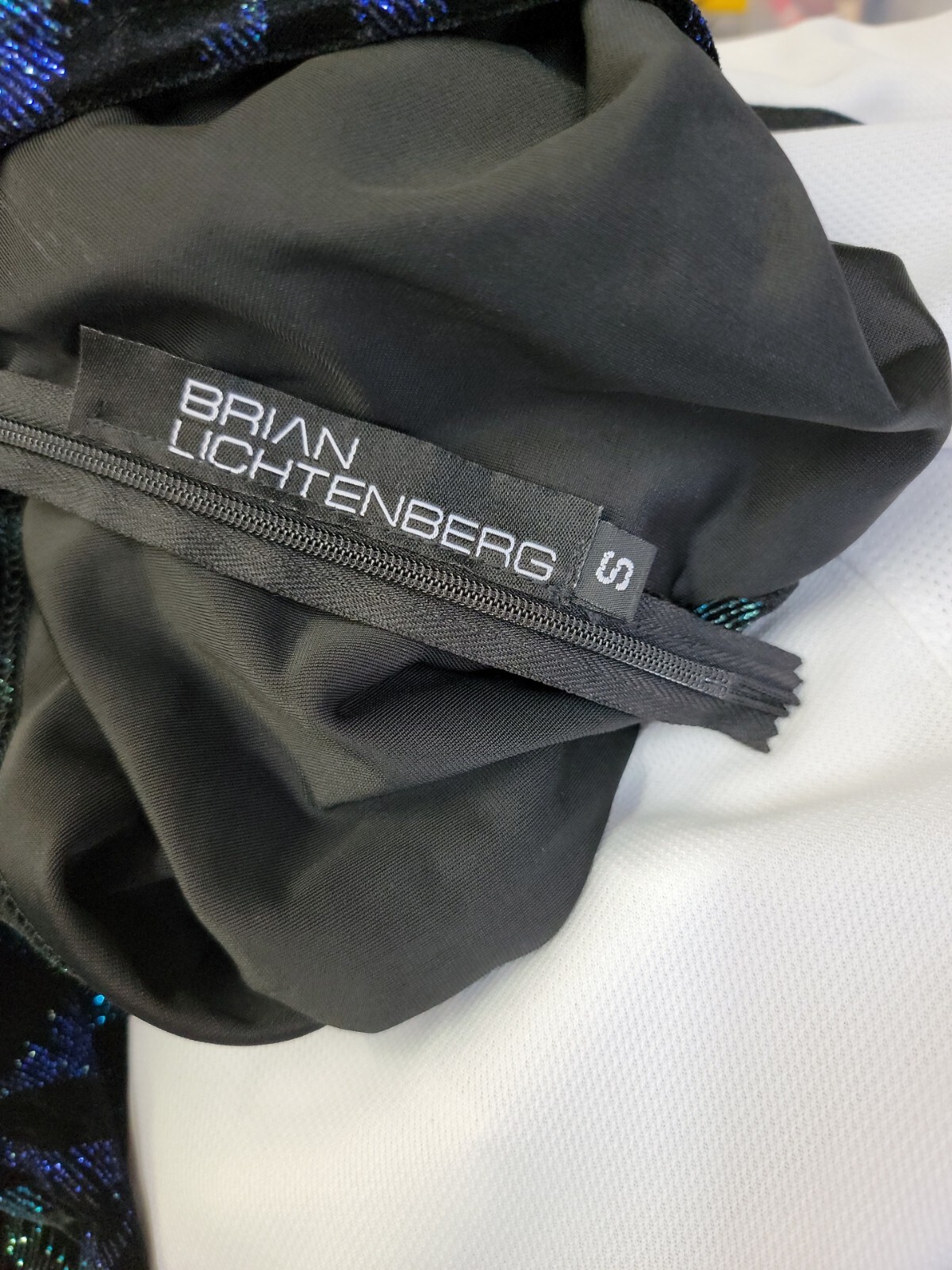 Brian Lichtenberg Sparkling Glitter Casual/ Party Women's  Dress Size S #Z image 3