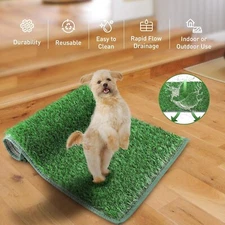 Globreen Artificial Grass Pad For Dogs  18" x 28" Indoor/Outdoor
