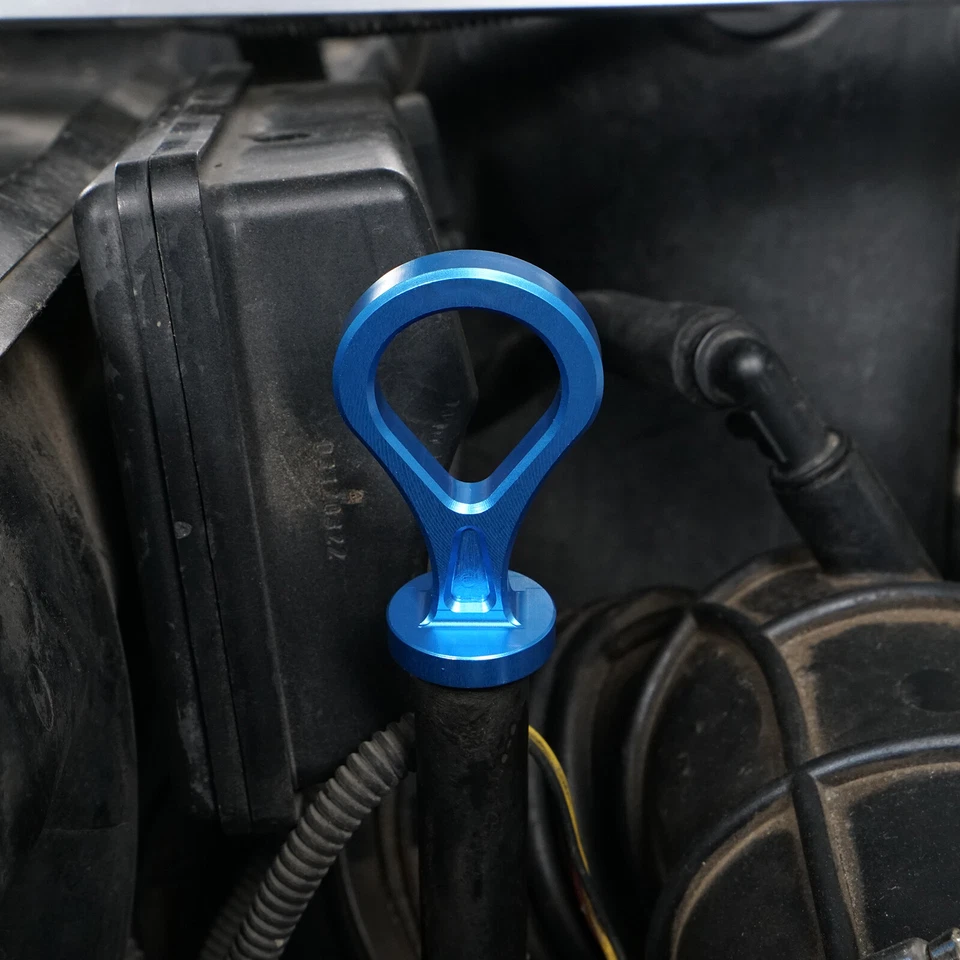 Mango de varilla de medición de aceite azul para BMW E46 325i 325Ci 325Xi 330i 330Ci 2001-2006 Foto 2 de 4