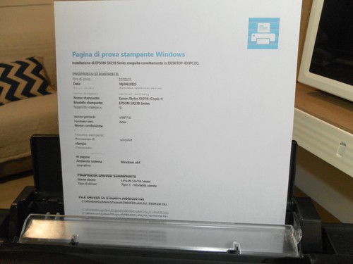 Stampante Epson Stylus SX218 Usata "leggi prima di acquistare" - Foto 3 di 4