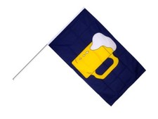 Stockflagge Stockfahne Bier 60x90cm Fahne Flagge mit Stock