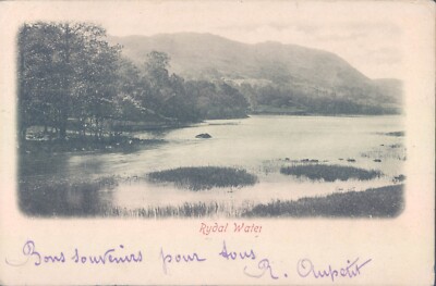 UK Cumbria Rydal Water 1903 litho PC