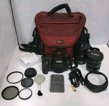 Canon EOS 50D 15.1MP Digital Camera W/2 Lenses Accessories Shutter Count 2877
