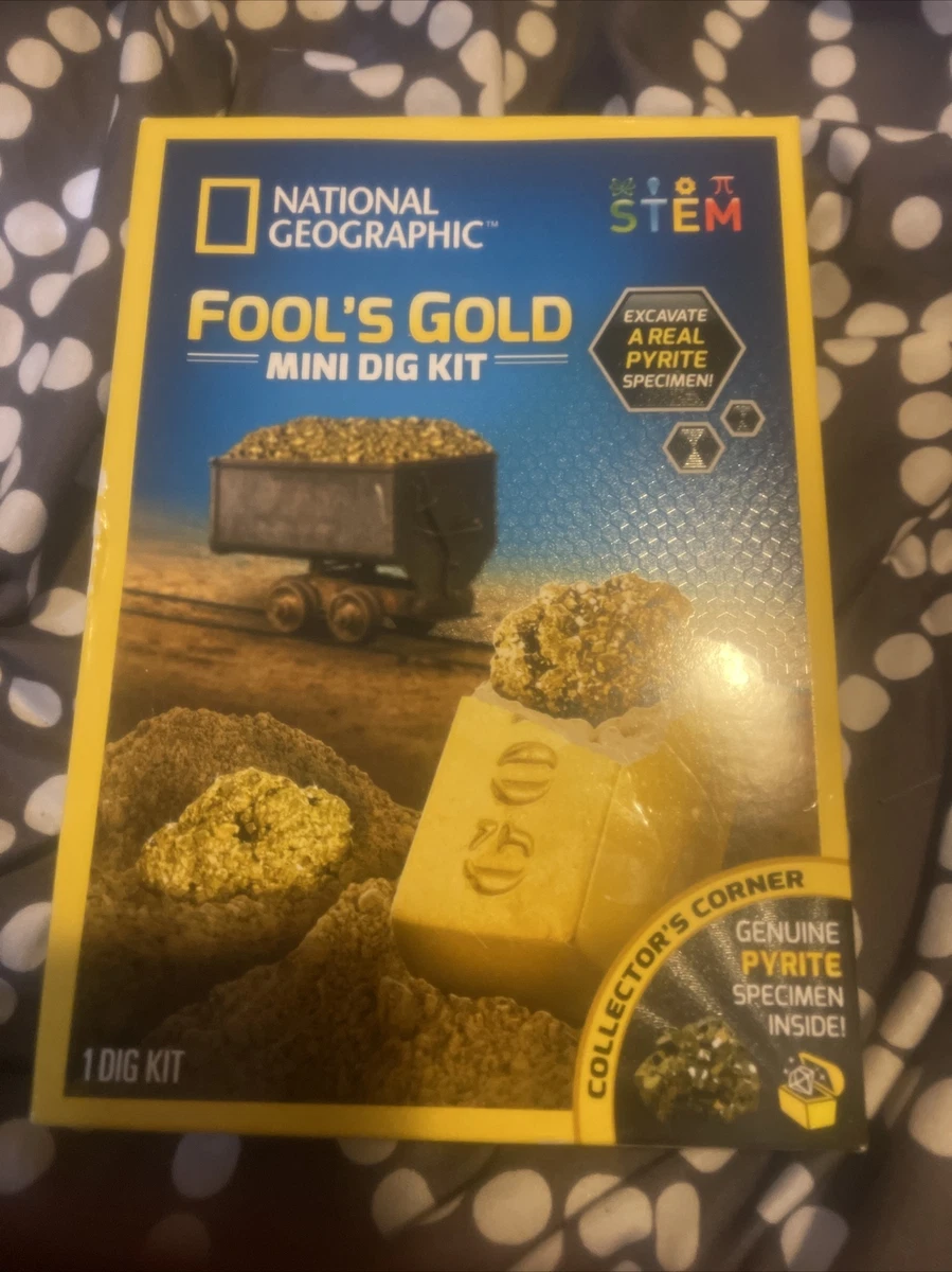 National Geographic Fool's Gold Mini Dig STEM Science Kit