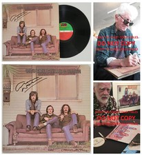 Graham Nash Henry Diltz signed Crosby Stills & Nash album vinyl COA exact proof Graham Nash Henry Diltz signed Crosby Stills & Nash album vinyl COA exact proof