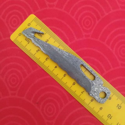 VG10 Bush-Hook Core Damascus Blade for Leatherman TTi / Wawe DIY Modify