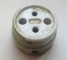 ancienne prise de courant murale en porcelaine