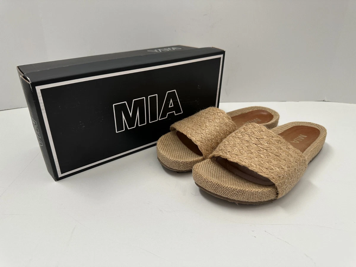 Natural slide sandals sale
