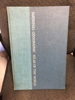 National Geographic Atlas of the world 4th edition large 1975 Hardcover ...