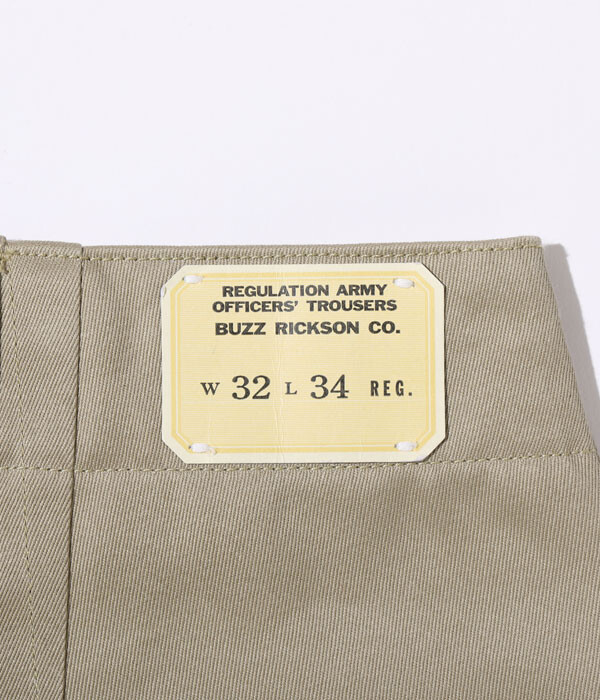 BUZZ RICKSON'S M43036 EARLY MILITARY CHINOS 1942 MODEL (ONE