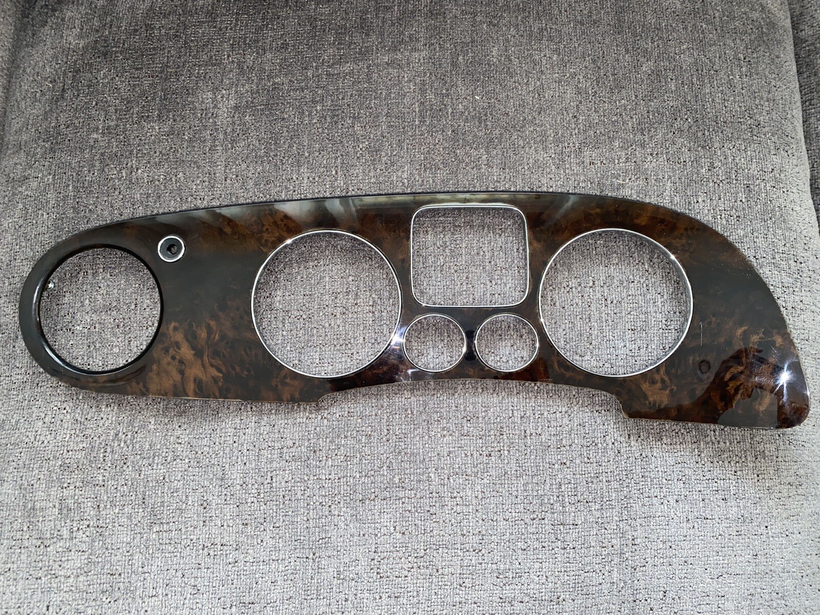 2005- Bentley Continental Flying Spur Speedometer Dash Wood Trim Bezel 3W0857059