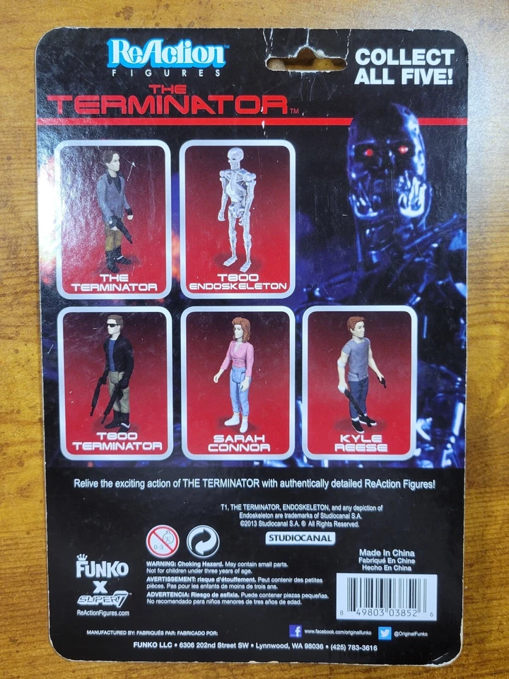 Фигурки Funko X Super 7 ReAction The Terminator 4 дюйма САРА КОННОР 2013 г., новые - Изображение 3 из 4